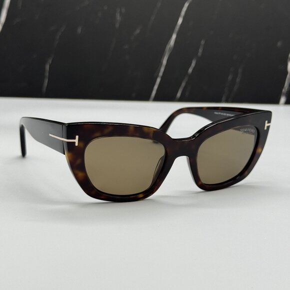 NEW TOM FORD ATHENA TF1190 52H POLARIZED HAVANA WOMEN SUNGLASSES FT1190 52H main image 7